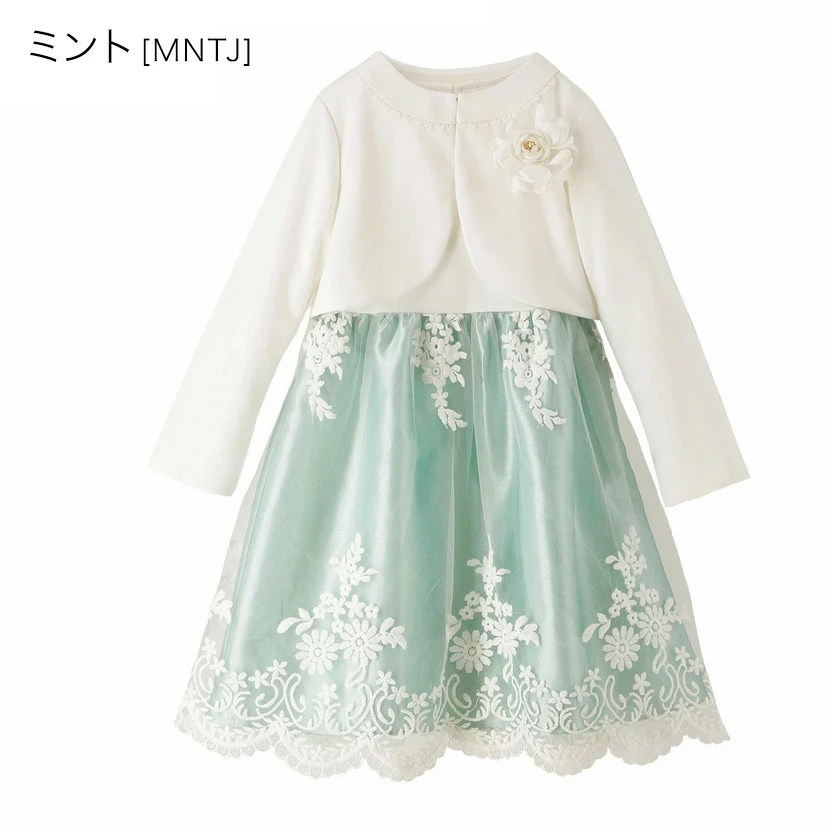 🆕【⭐訂購⭐】 🇯🇵日本直送🌀扇貝蕾絲背心連衣裙+針織外套 華麗套裝［4款選］🌀[ELBA-0075][260213]