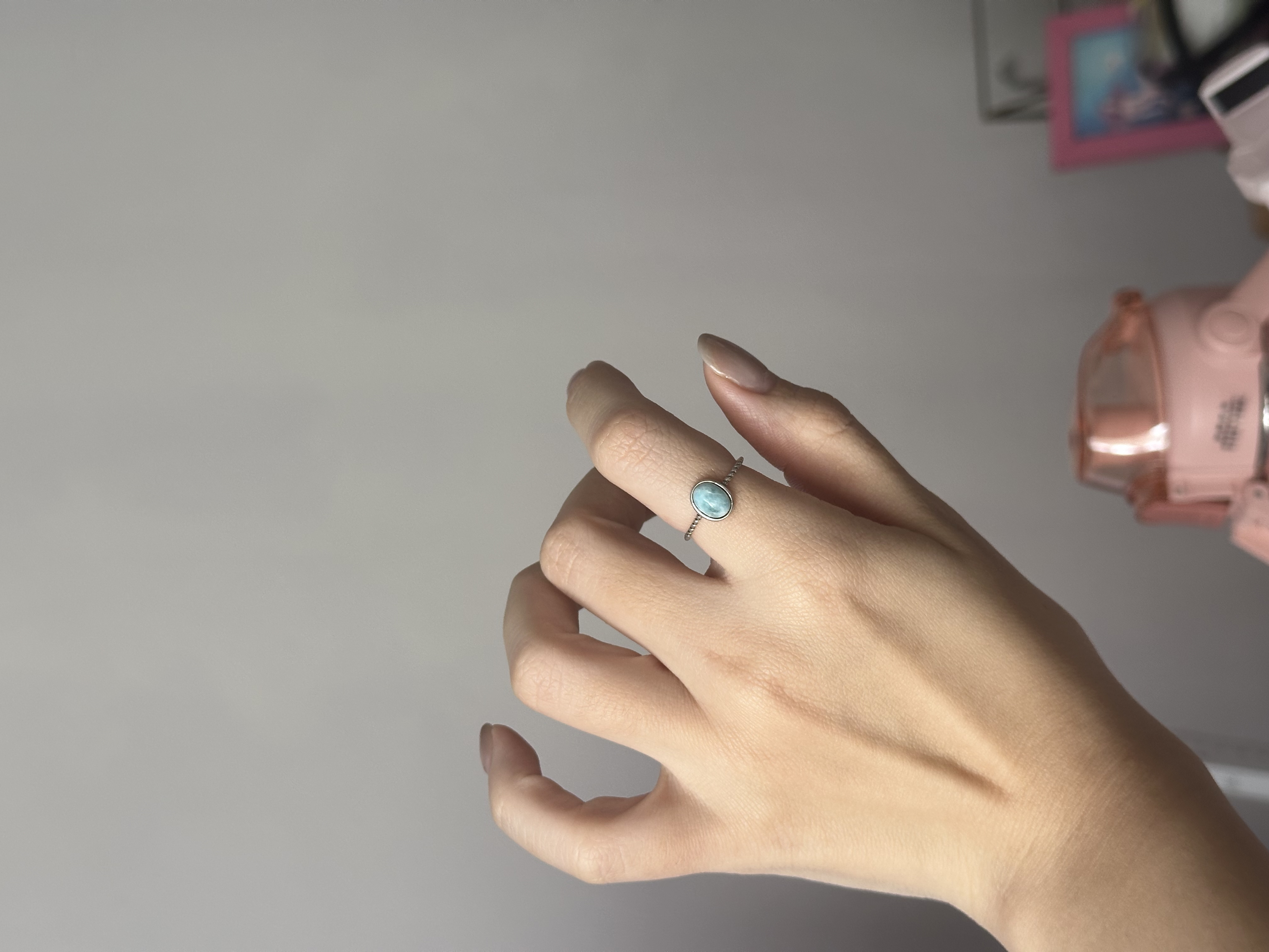 海纹石戒指 ｜ Larimar Ring S925