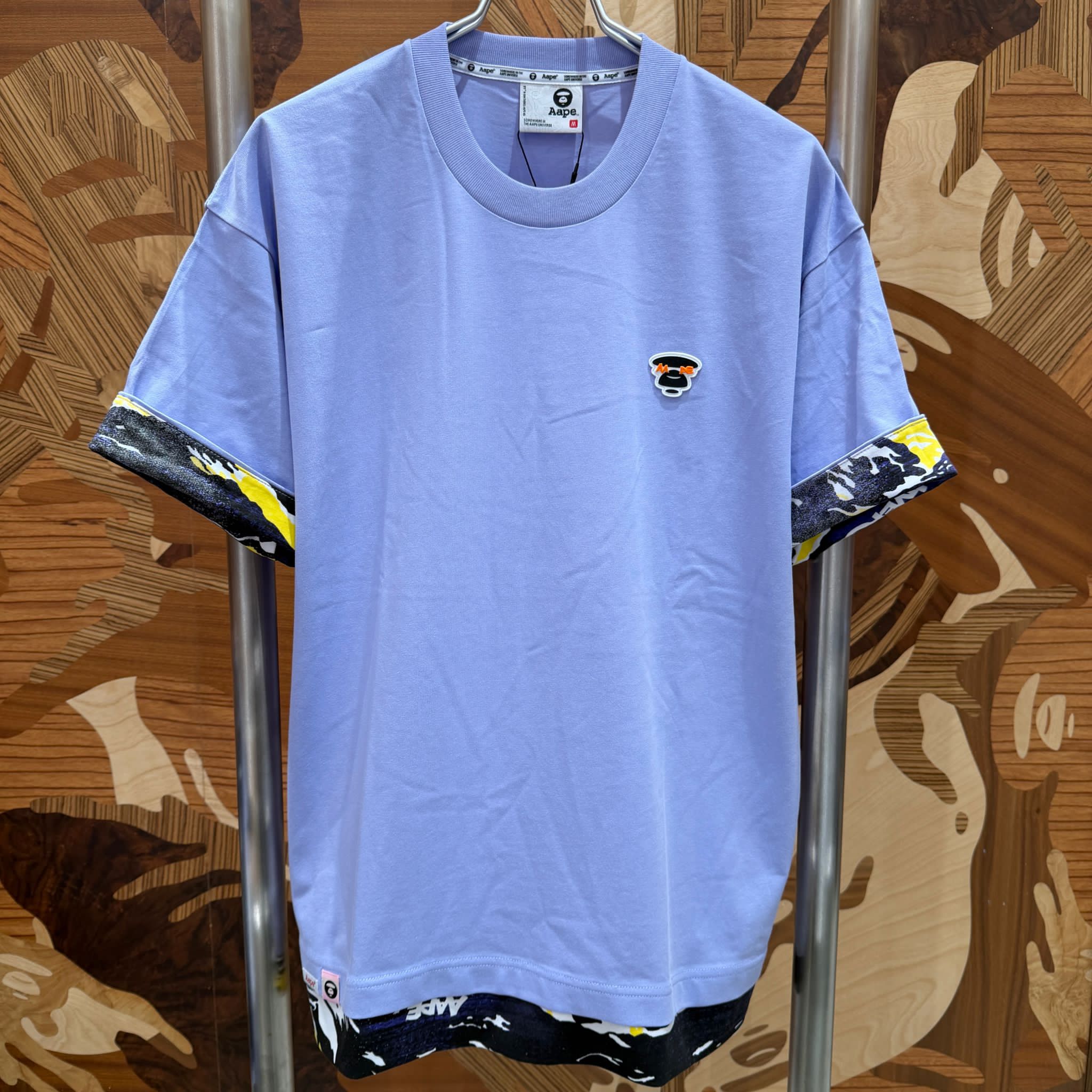 AAPE Relaxed fit Moonface logo tee (1877) 寬鬆版