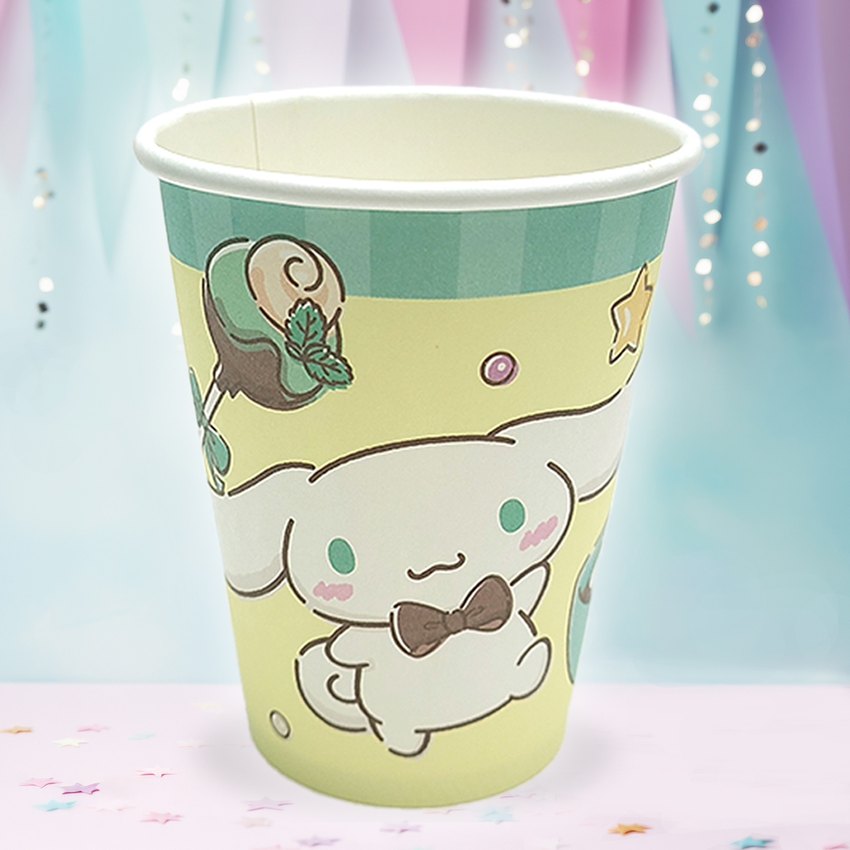 Sanrio 玉桂狗特級厚紙杯 9oz 6件裝 [Sanrio 許可產品]  Sanrio Cinnamoroll Paper Cups 9oz 6pcs [Licensed by Sanrio]