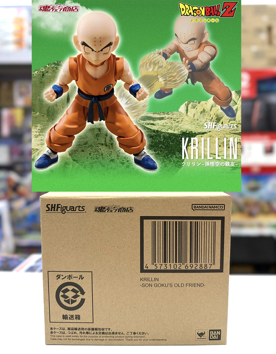 (行版) (魂限) Bandai S.H.Figuarts 龍珠 Z 無限 -孫悟空的摯友- SHF Dragon Ball Z Krillin -Son Goku's Best Friend- 