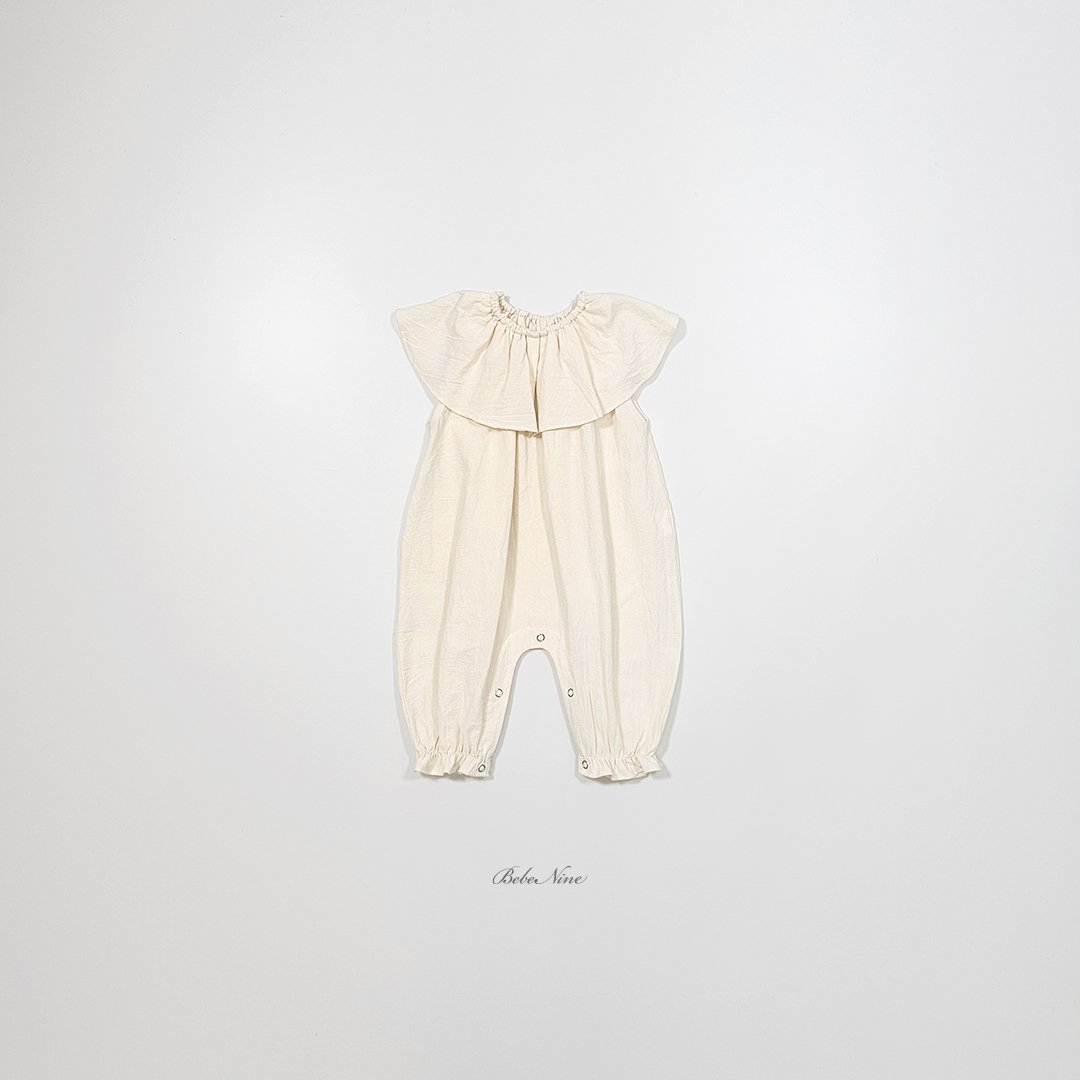 ☀️預訂 韓國直送☀️🇰🇷Bebenine兩色大荷葉領背心連身服