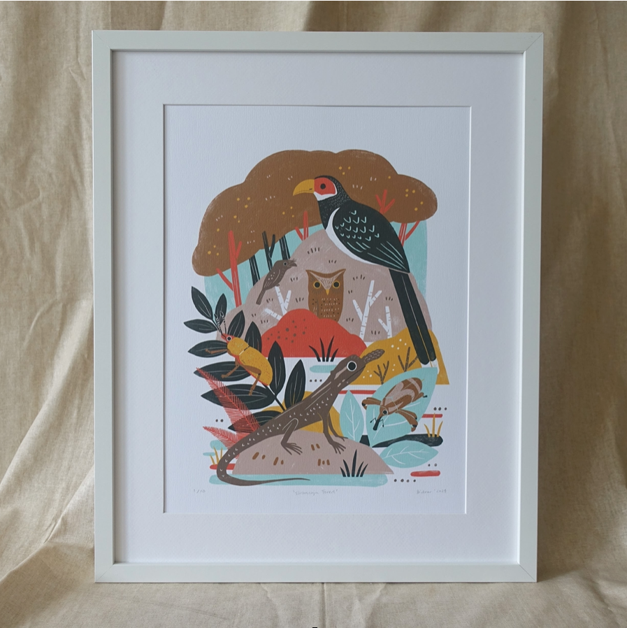 &dear 320x450 ART PRINT Sinharaja Forest limited edition
