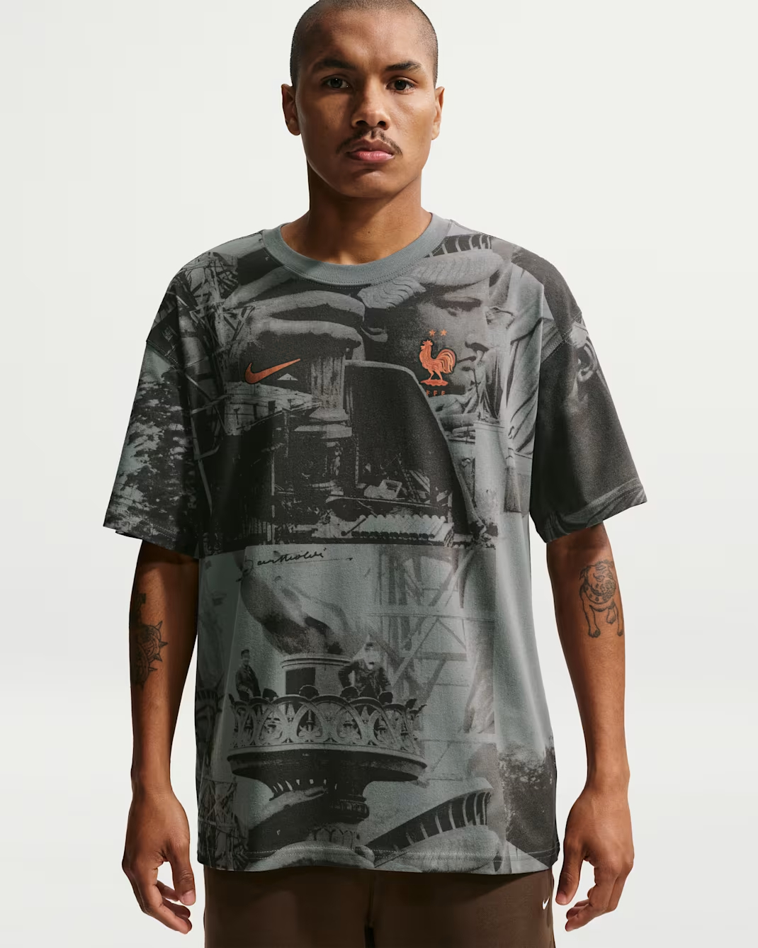 Nike France 法國 AOP 全印花純棉 T-Shirt IQ2261