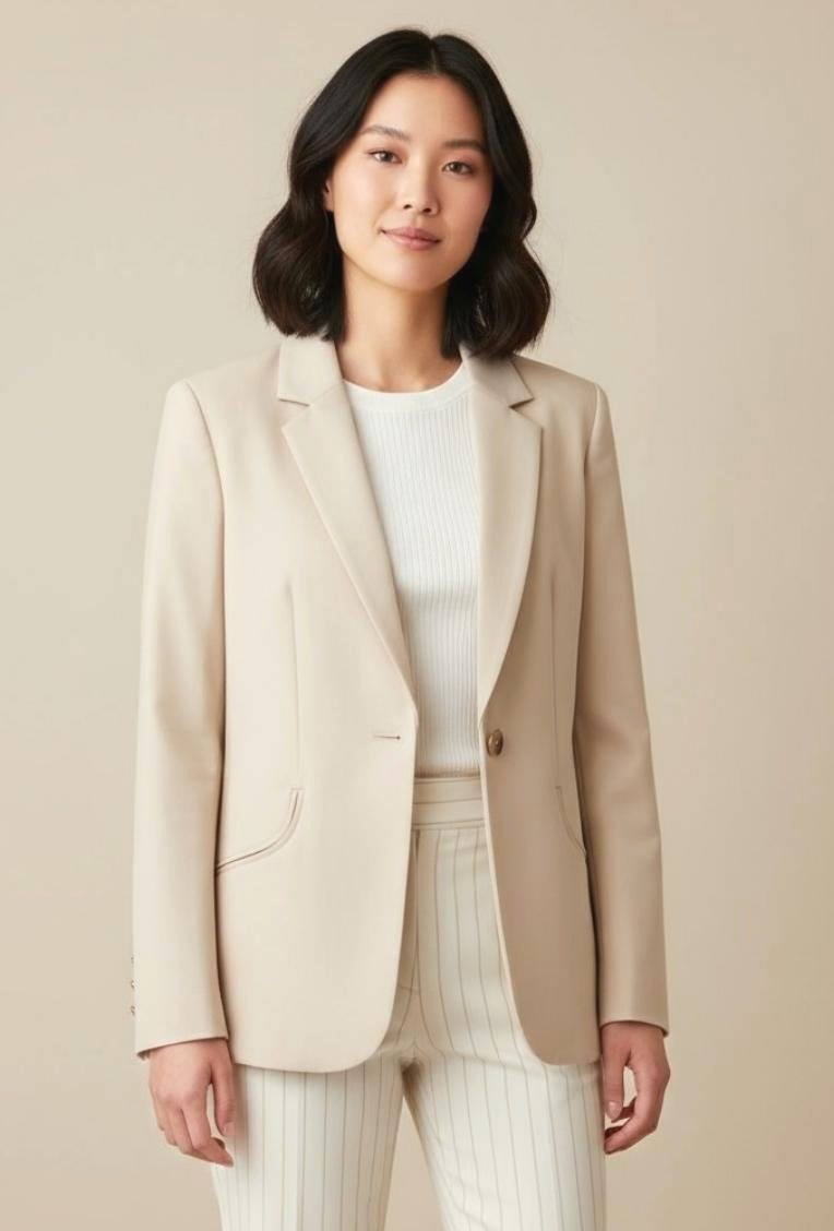 Tailored Curve Blazer