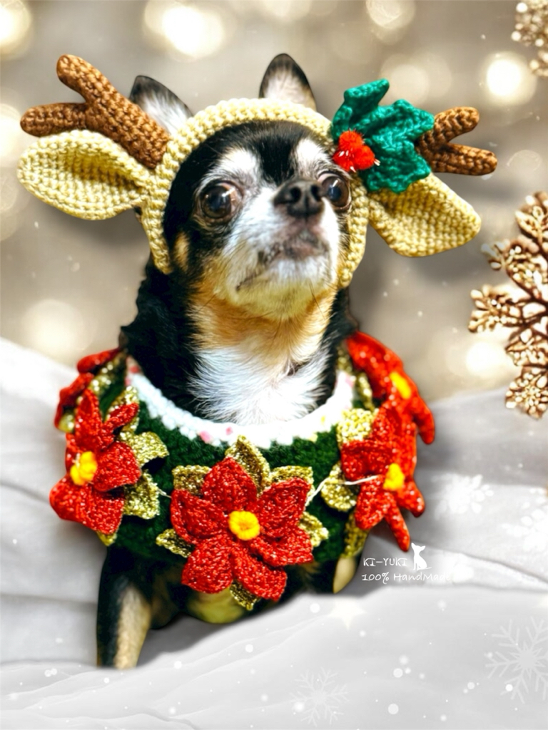 原創手作 聖誕禮物 寵物聖誕頸飾