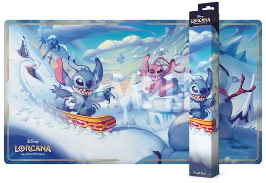 Disney Lorcana - Set 14 - Hyperia City - Playmat - Stitch and Angel