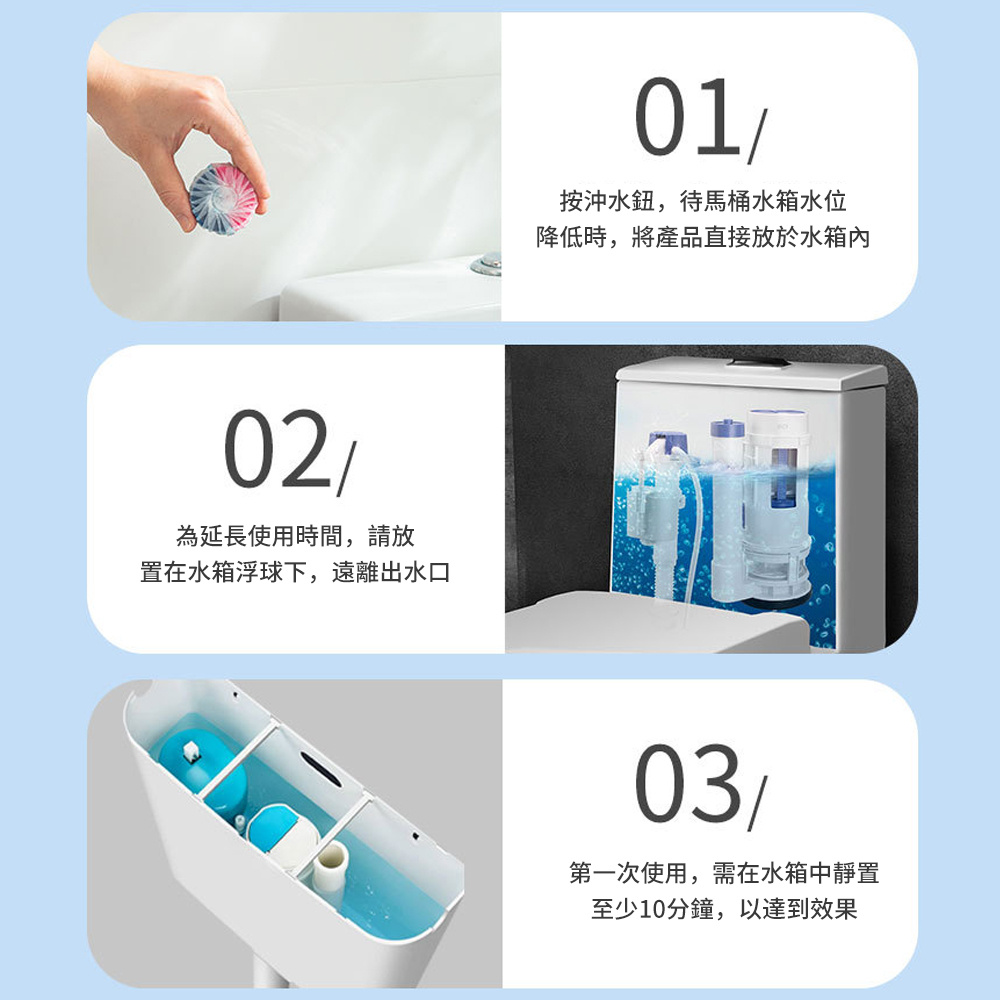 kinbata 馬桶潔廁塊 潔廁寶 馬桶香氛 潔廁劑 馬桶清潔 除異味 4塊 [平行進口]  HK2701