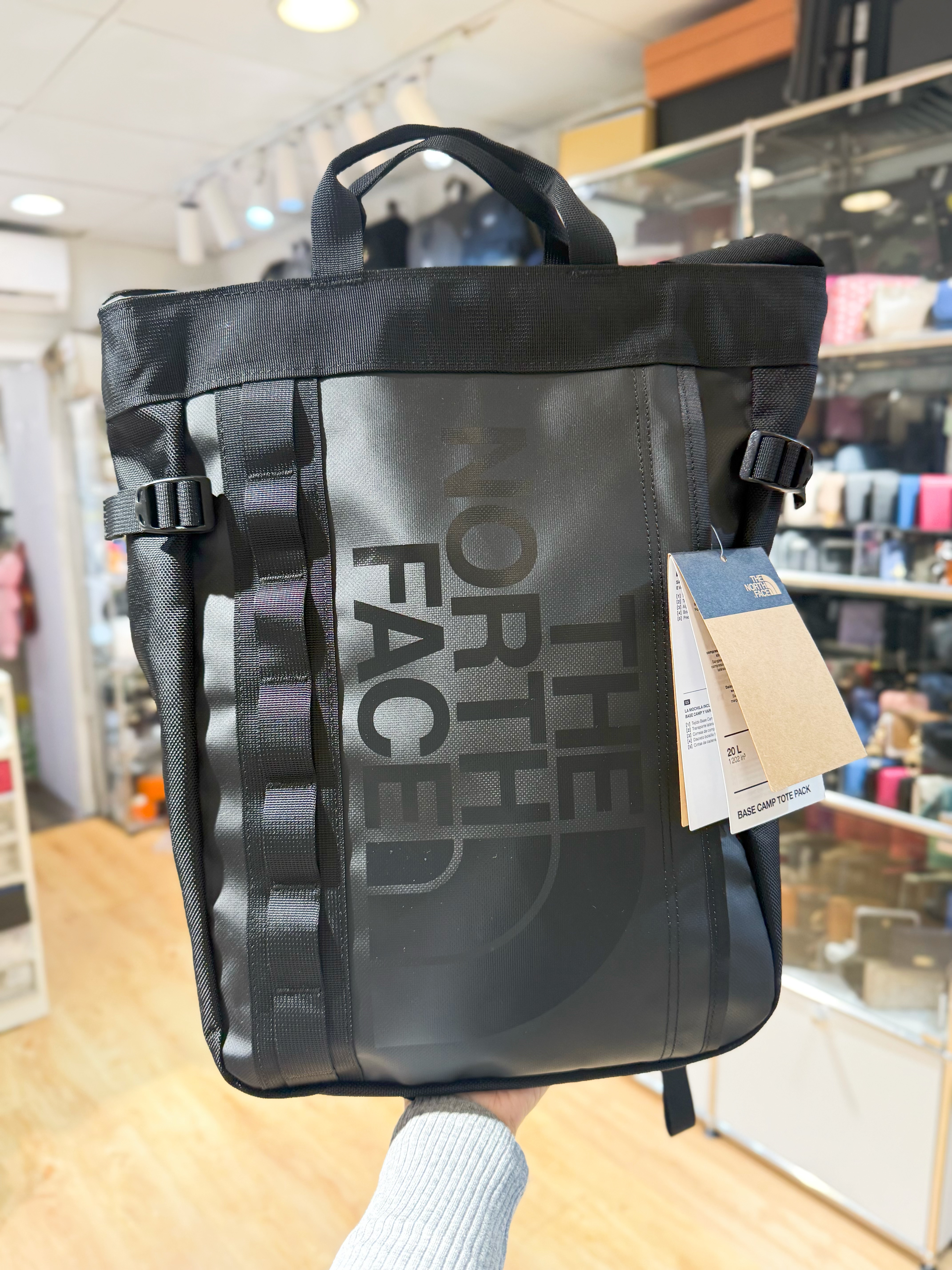 The North Face backpack blk