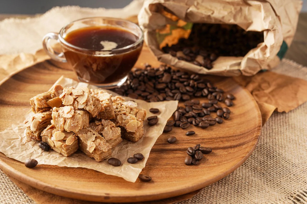 馬來西亞咖啡雪花杏仁片咖啡雪花杏仁糕點