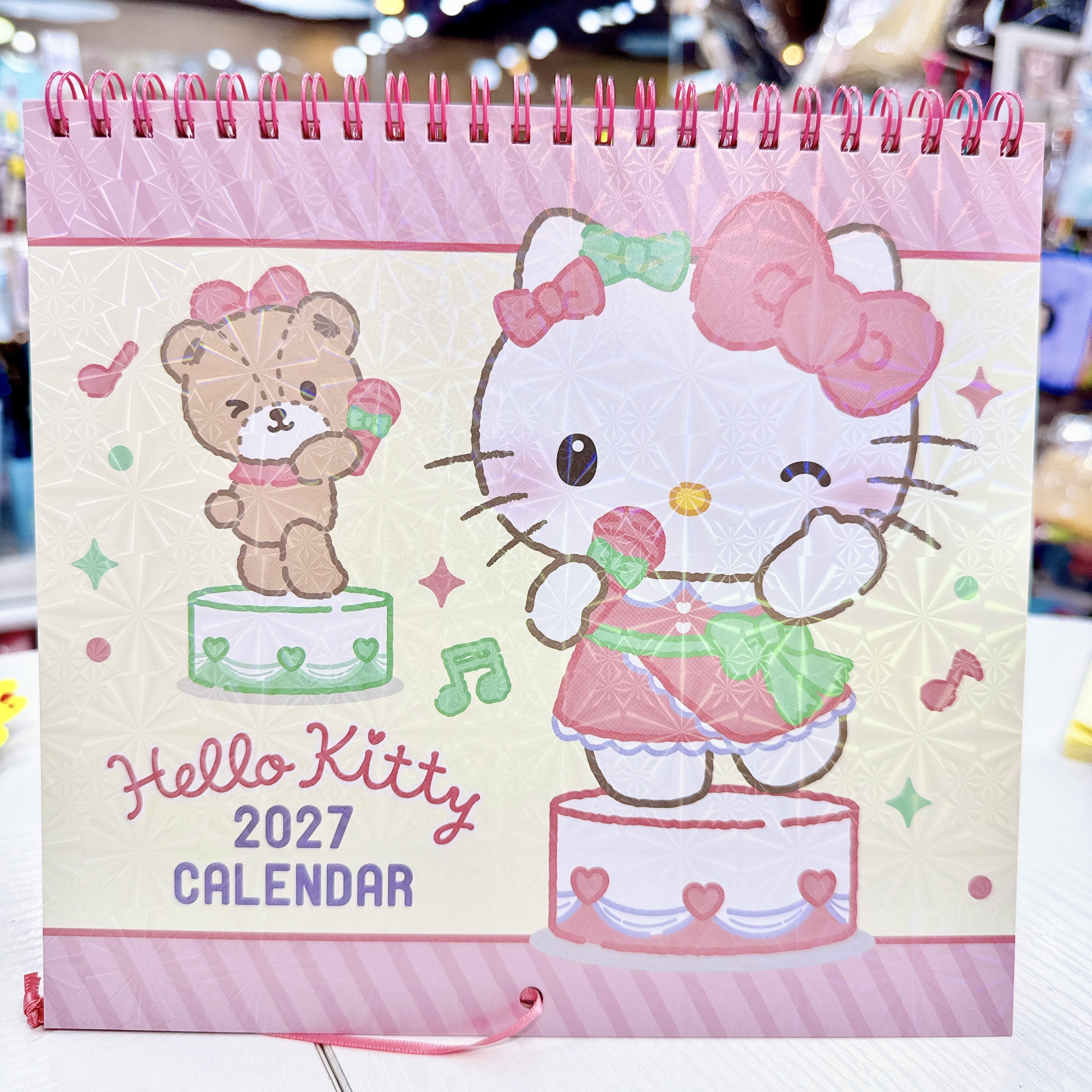 原裝行貨Sanrio 2027年 掛曆 香港假期農曆對照