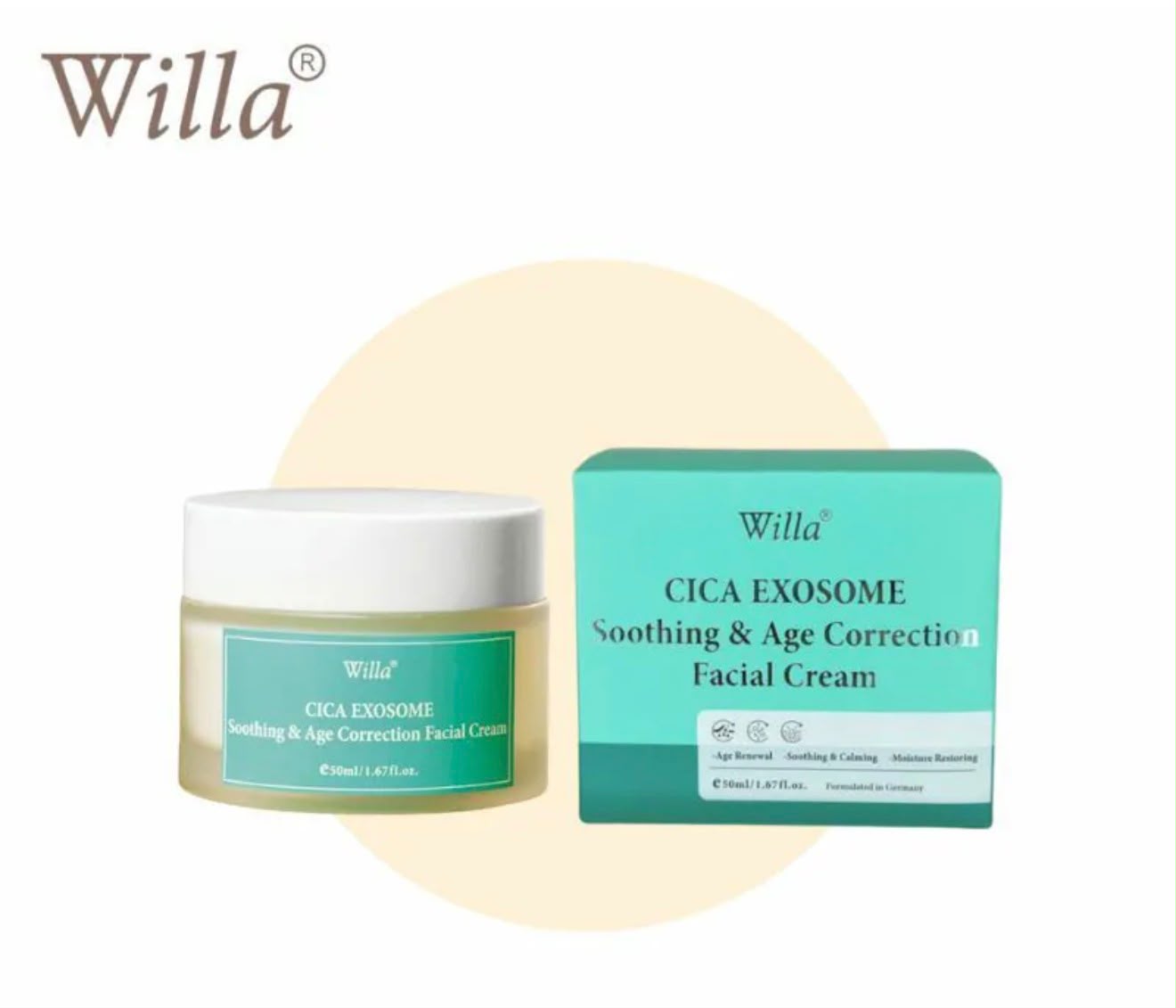 Willa CICA EXOSOME 舒緩抗衰老面霜 50ml