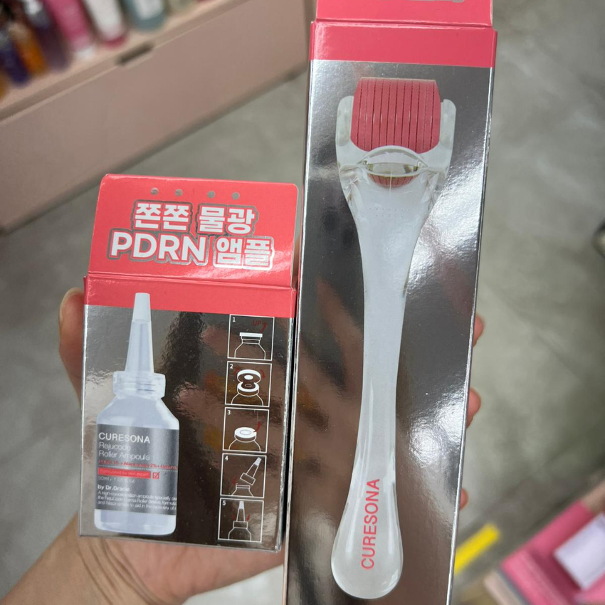 現貨 - Dr.Oracle Curesona 手動微針 + PDRN緊緻水光安瓶精華30ml [組合]