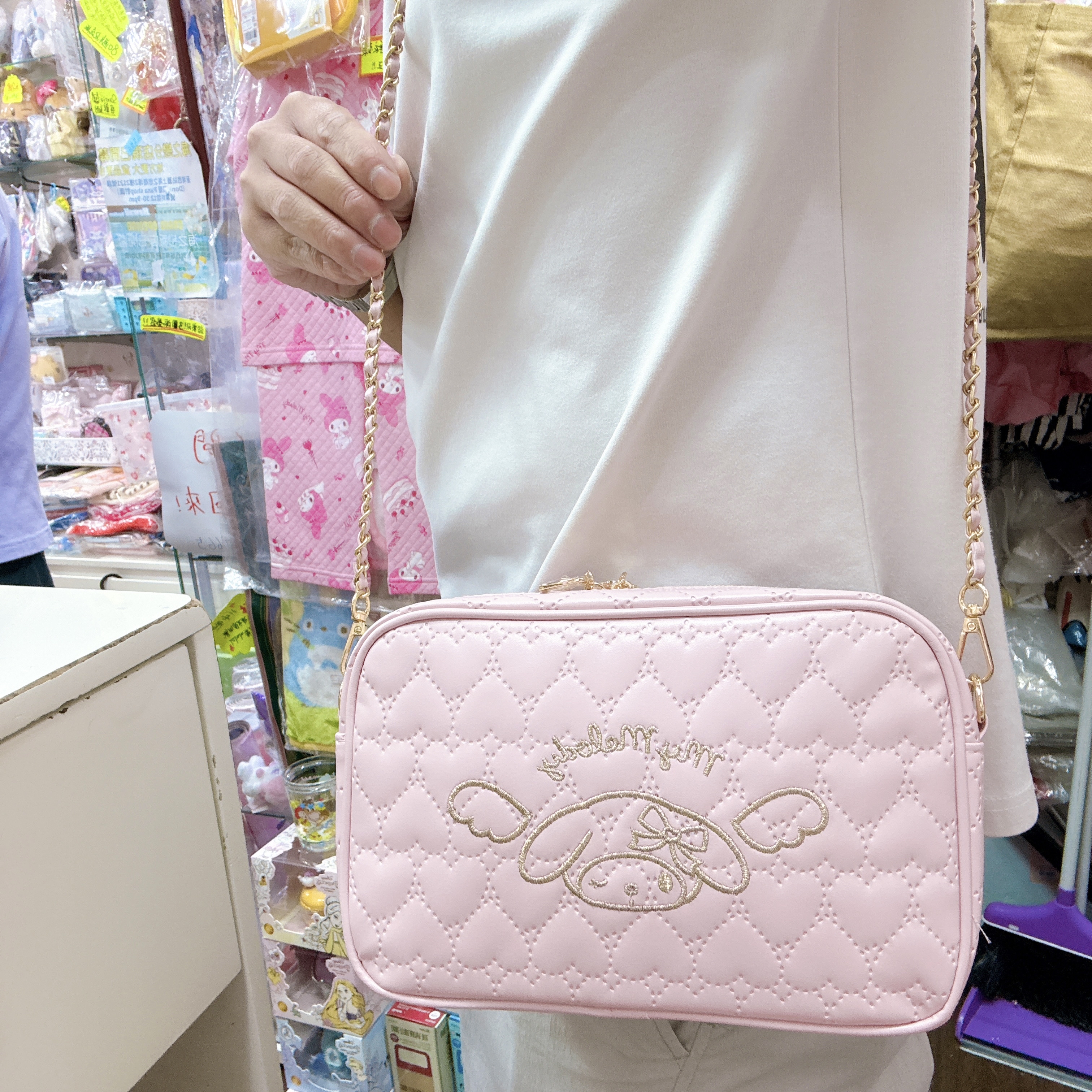 日本版超華麗 Sanrio斜揹袋 鎖匙包