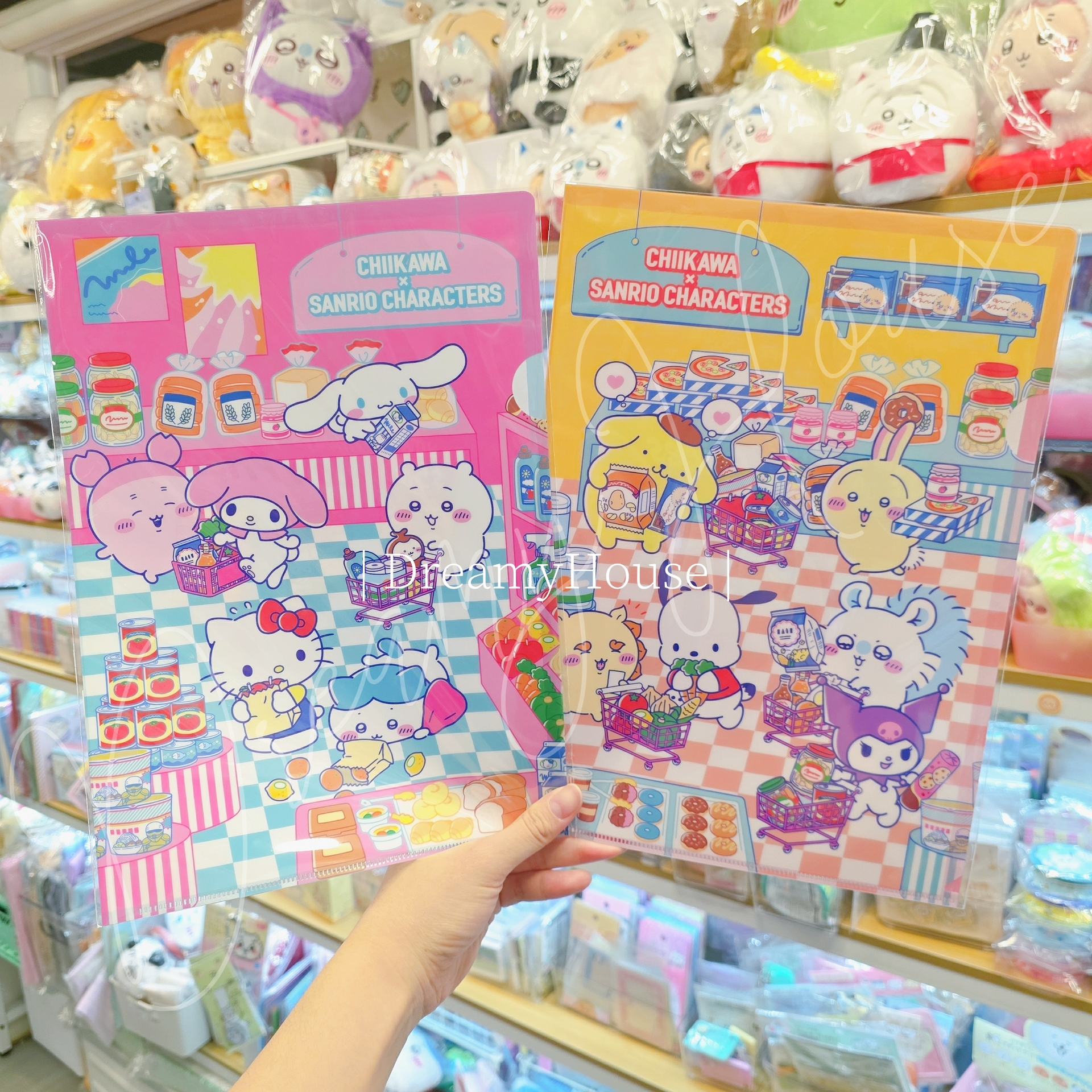 日本 Chiikawa x Sanrio characters A4 File