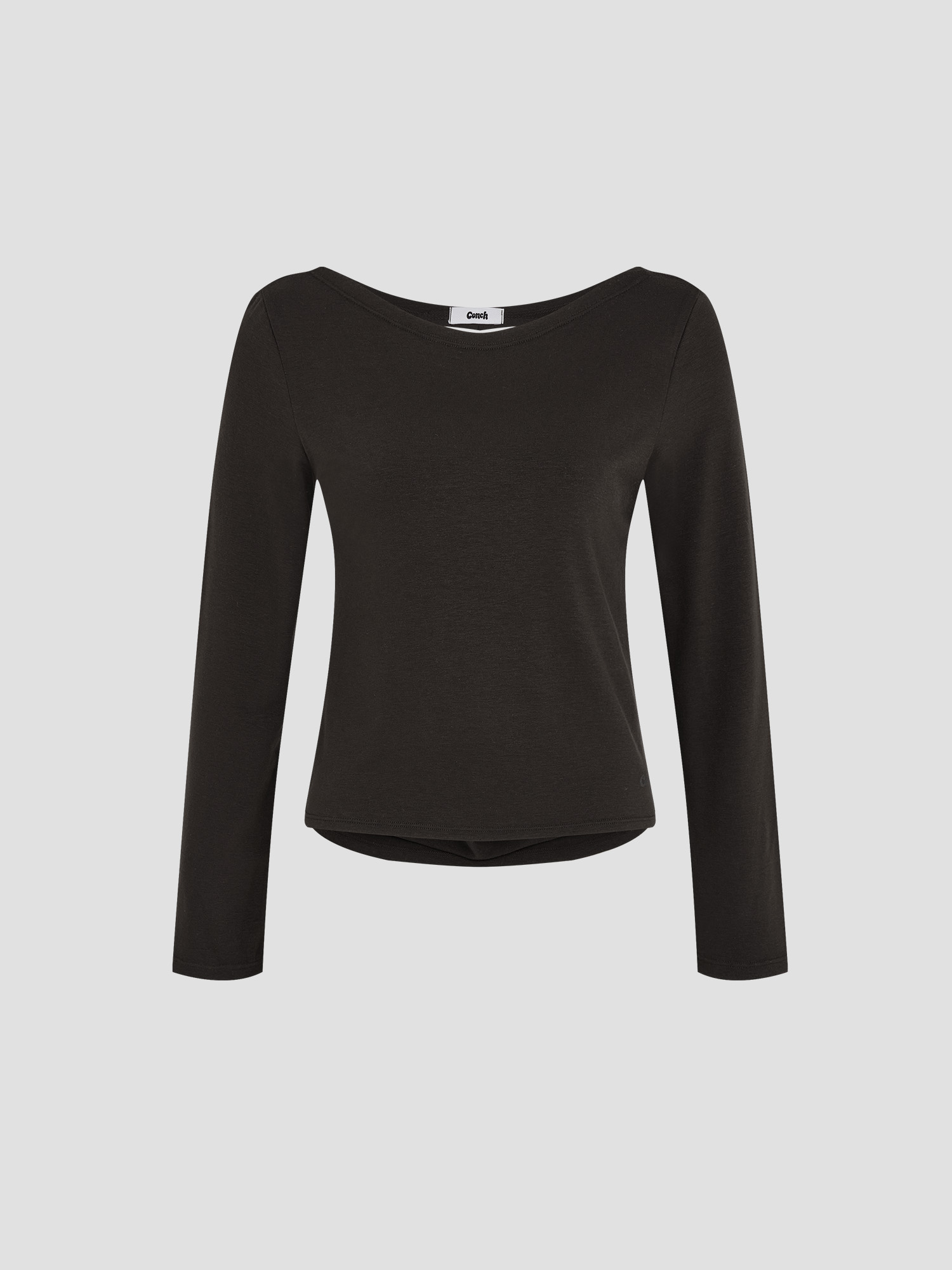 預購_Back Open Long Sleeve T-shirt by Conch
