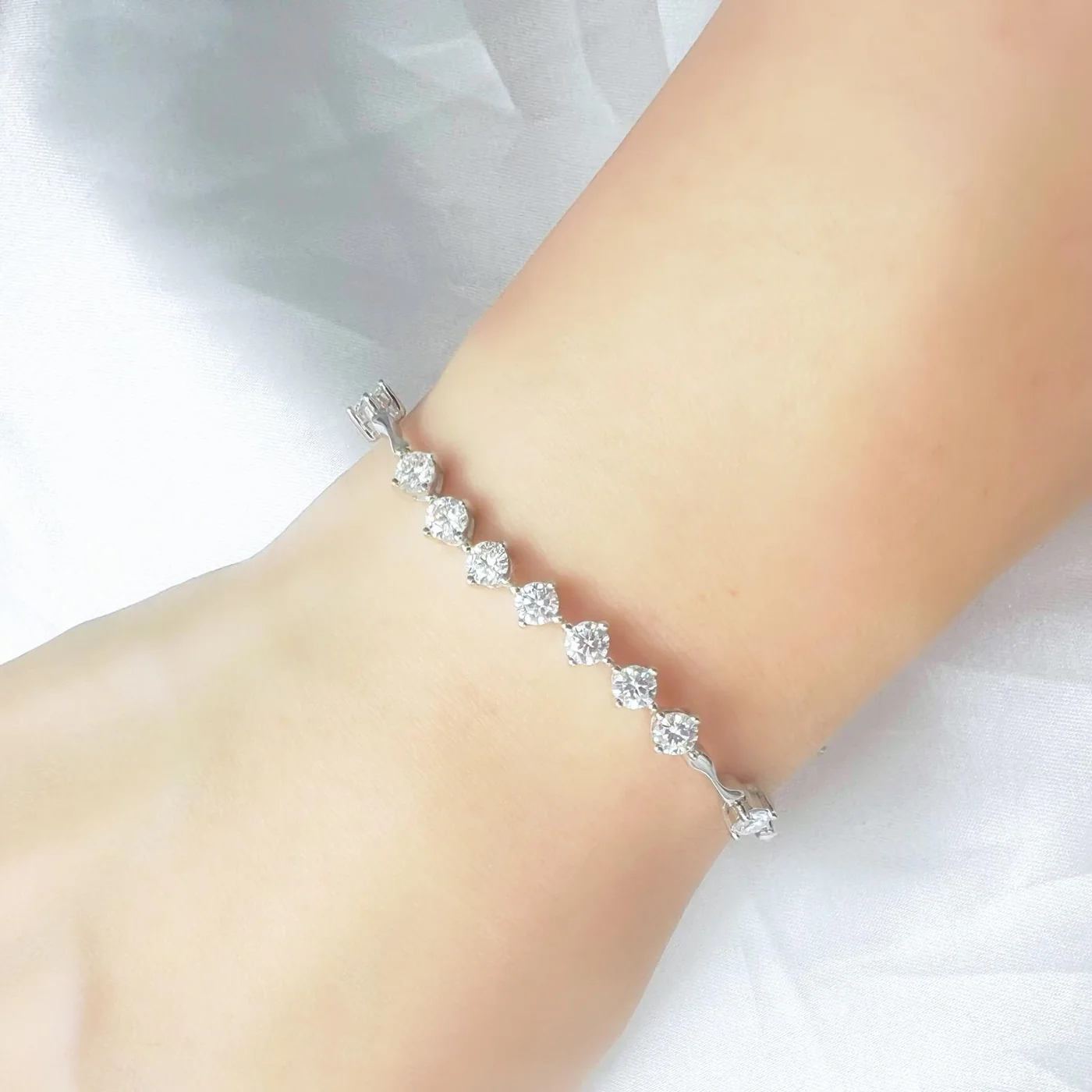 JBM032 MOISSANITE SILVER BRACELETS