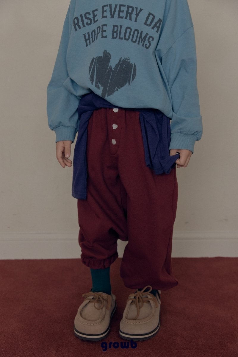 Growb | Button Joggers