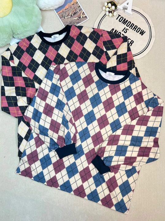 KR 秋季菱格Sweater KR1199