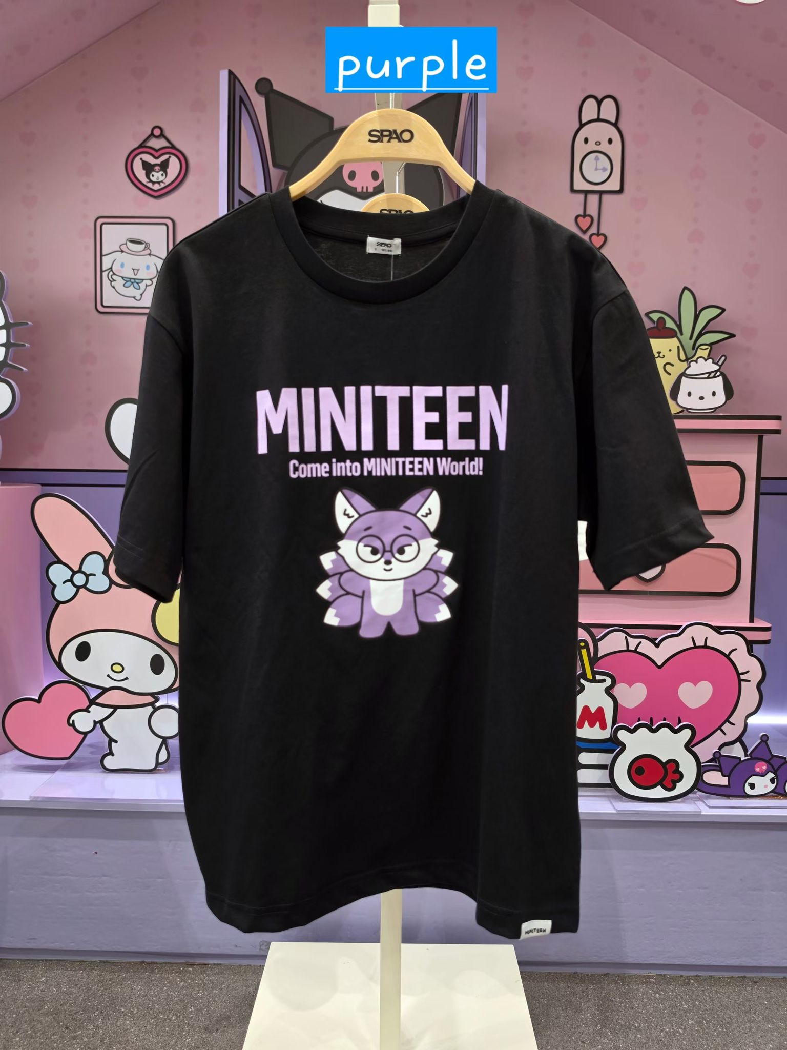 <預訂第二團>🇰🇷🎤SPAO🎤miniteen同款T-shirt截止日期：4月18日星期六