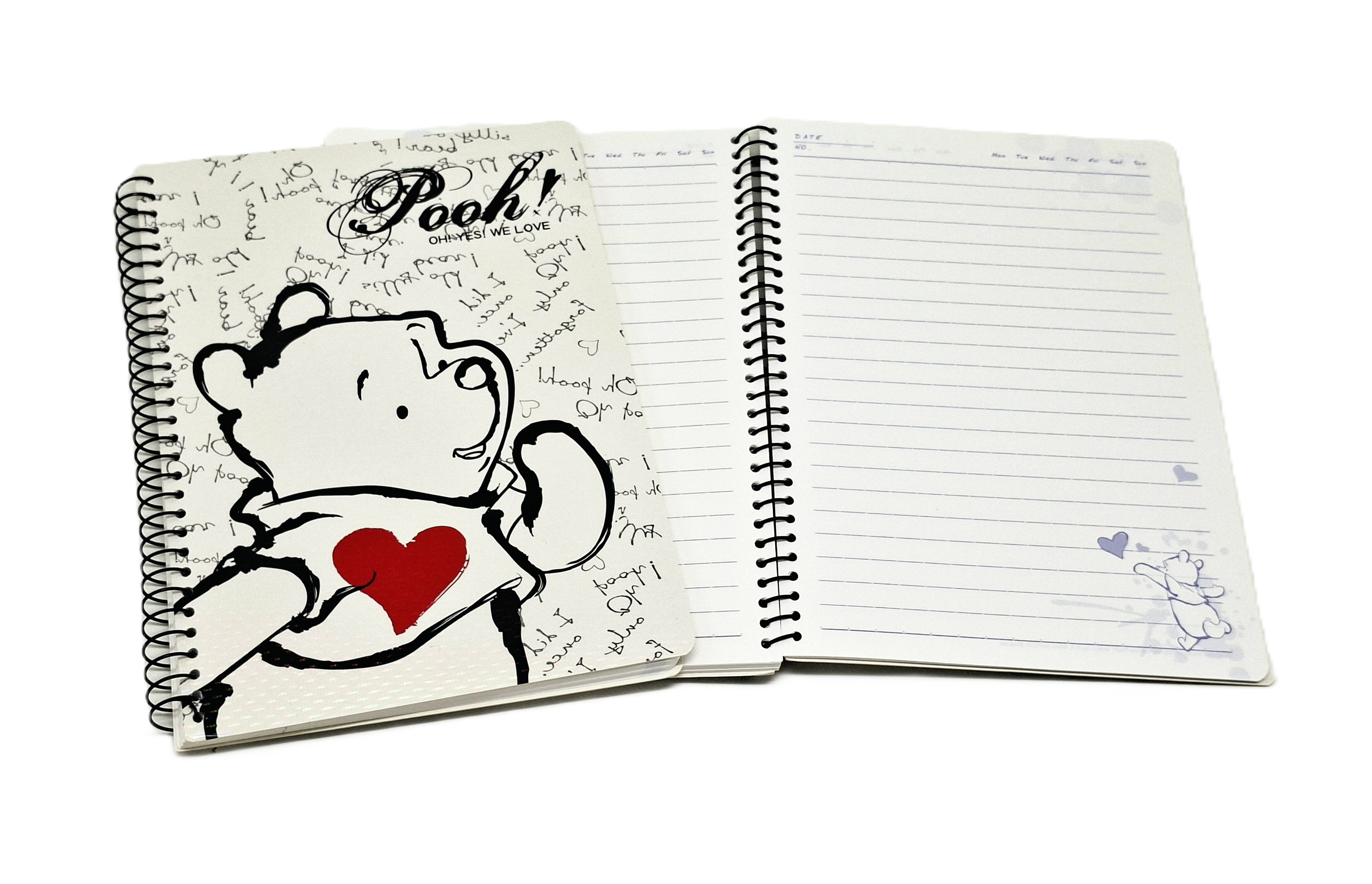 A5 筆記圈簿  Winnie the Pooh 維尼熊 (DPNA-25K-11C)