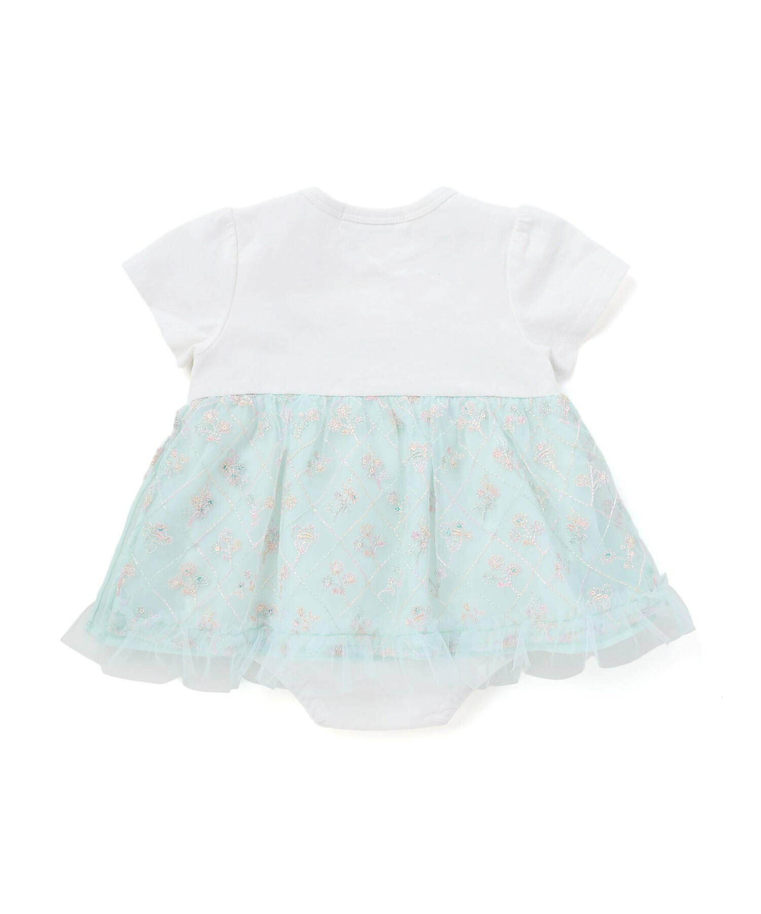 🇯🇵預訂 日本直送🇯🇵Slap Slip Baby兩色胸衣式花卉薄紗短袖包屁裙