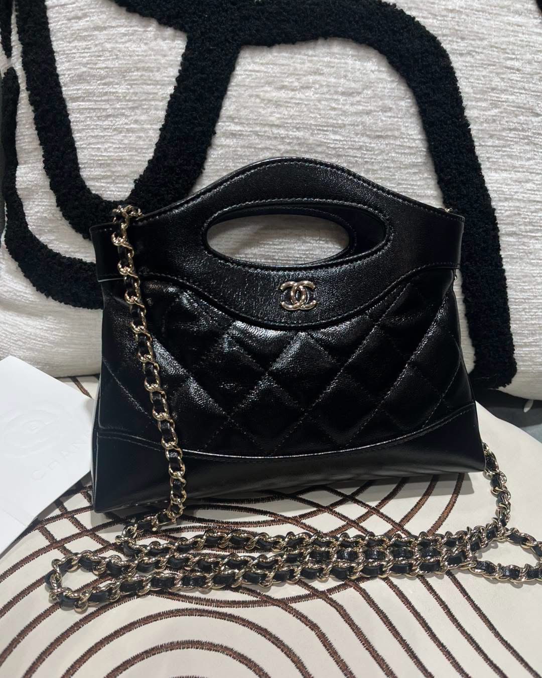Chanel nano 31 calfskin 2way bag 100%Authentic ,99%New ✅專門店收據✅晶片✅dust bag✅box