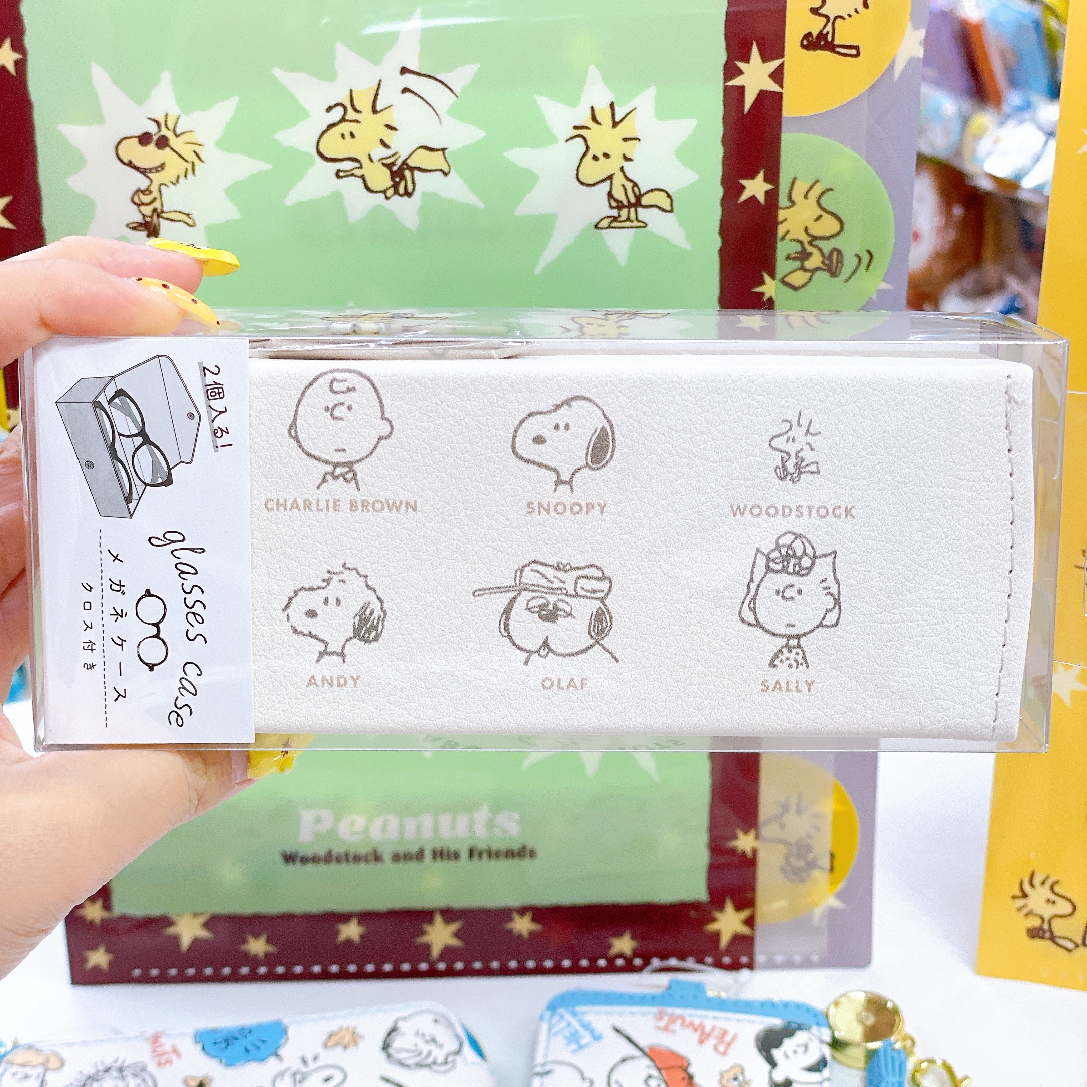 日本直送Snoopy Woodstock 新款文具系列眼鏡盒卡套File拉鏈袋環保袋