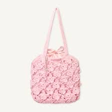 [Starbucks] Spring系列-Blooming Flower Knit Bag