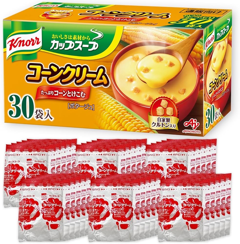日本直送 Knorr 家樂牌濃厚粟米濃湯 30包入/8袋入
