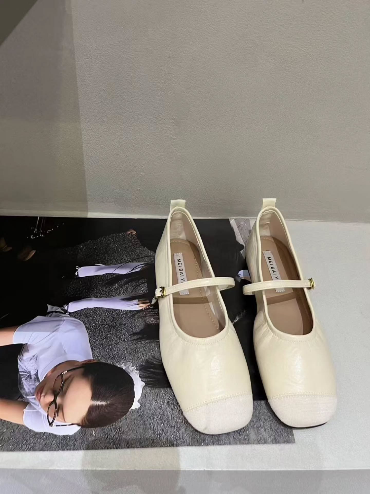 6638-80 复古玛丽珍平底鞋 🇨🇳