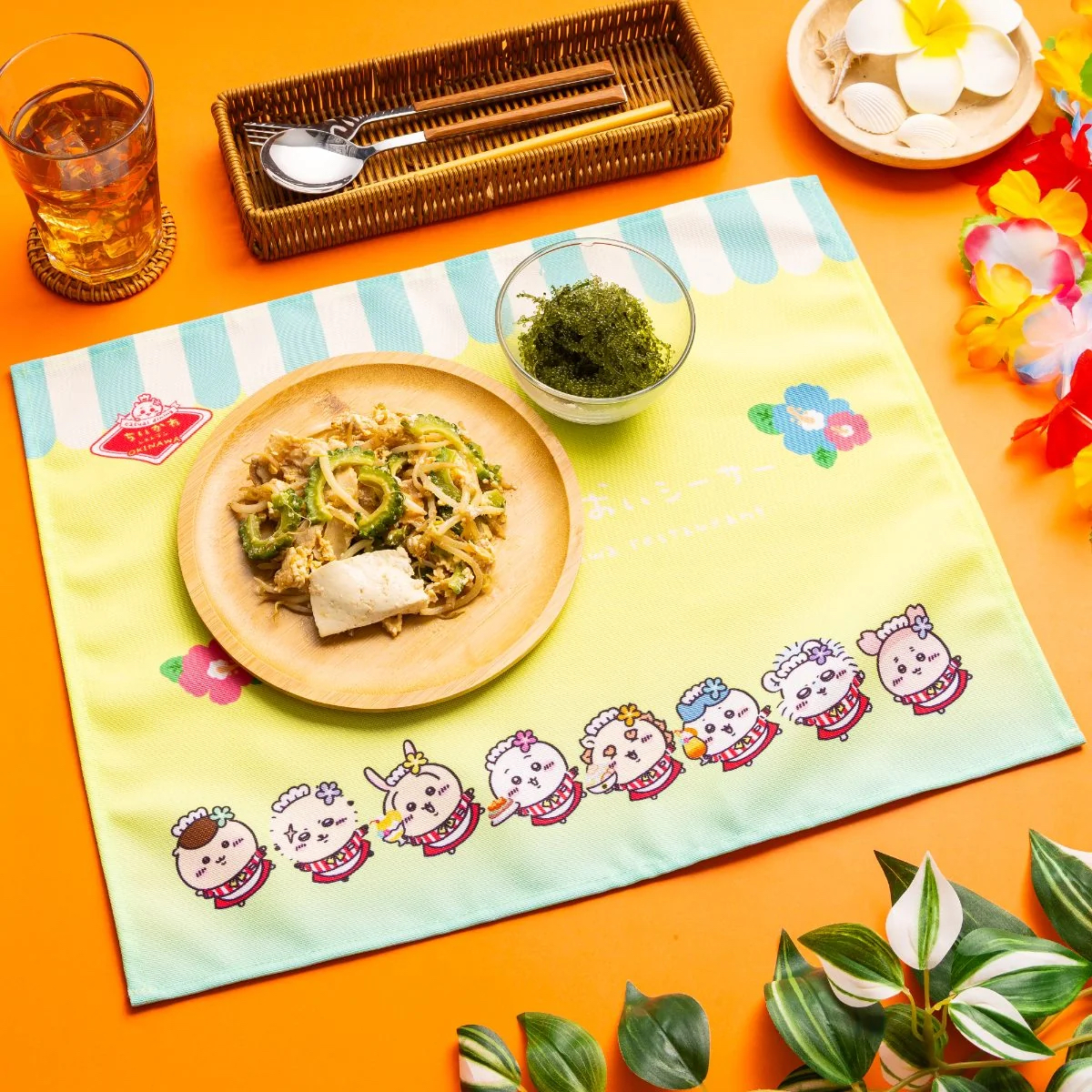 🌸 【預訂】布藝餐墊 Chiikawa OKINAWA - Chiikawa 9/10 新品