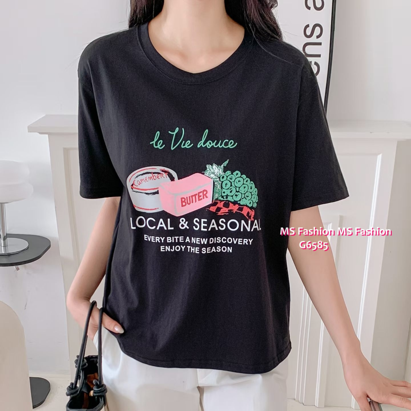 G6585 靚print tee仔
