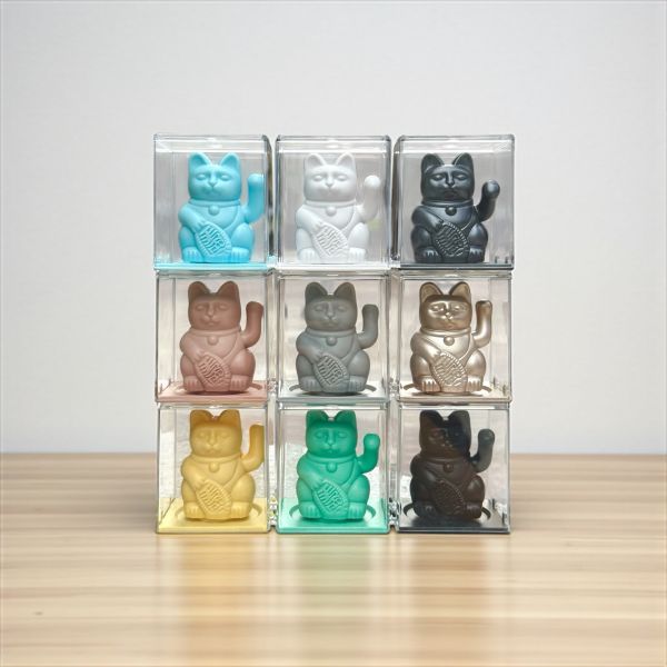 📦訂購 台灣代購 la boite Double Lucky! Cats Lucky Cat Solar 太陽能招財貓