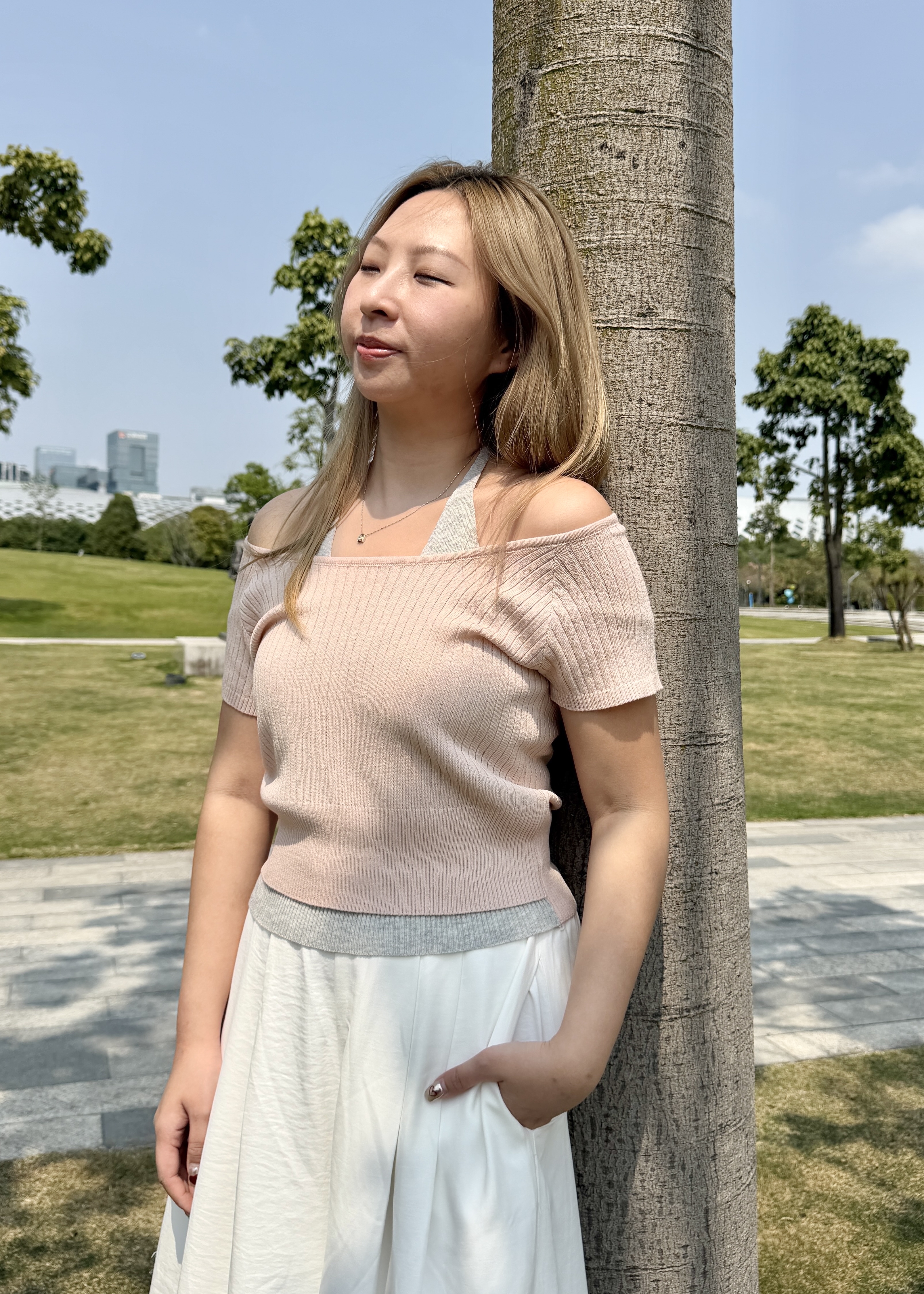 溫柔顯瘦假兩件