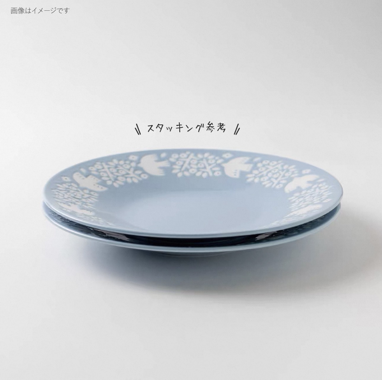 日本製LINTU美濃焼小鳥和植物陶瓷餐具