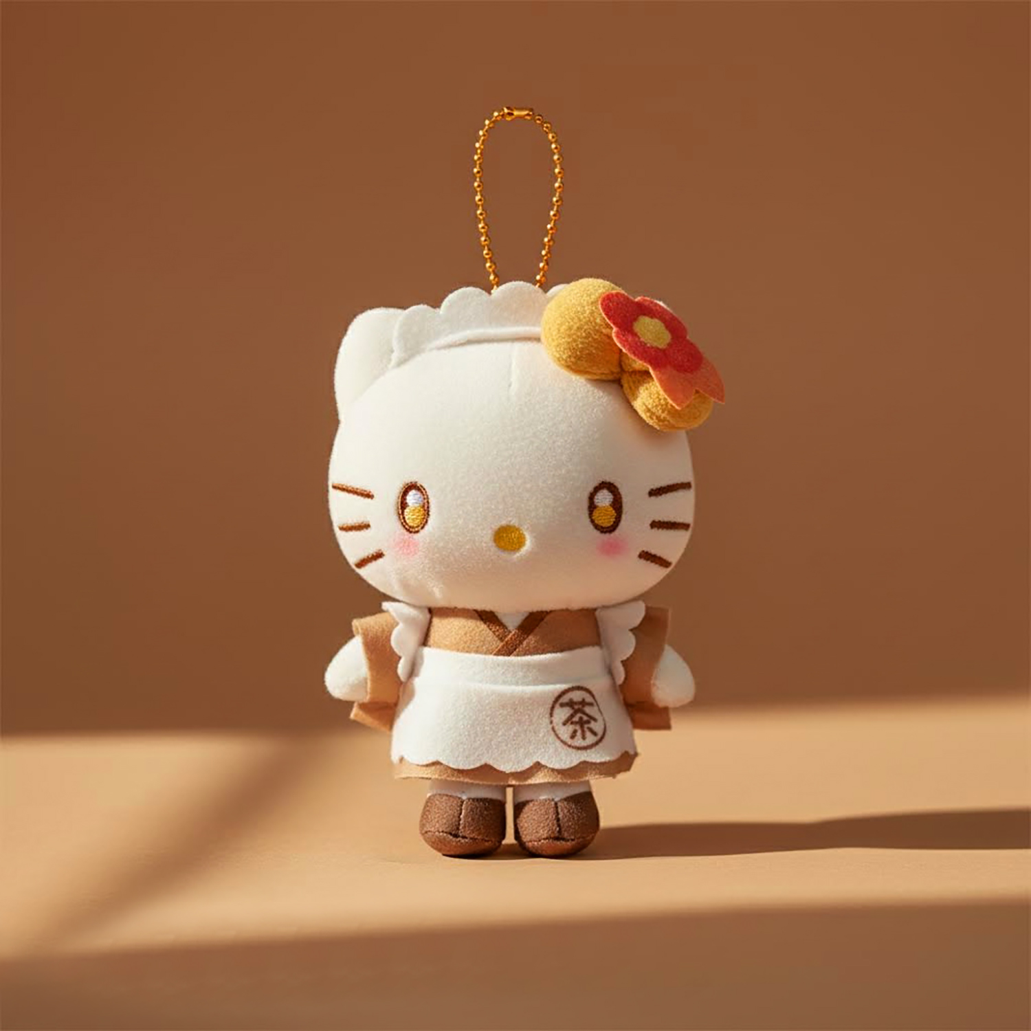 Sanrio - 焙茶咖啡店系列公仔掛飾 (Hello Kitty款)