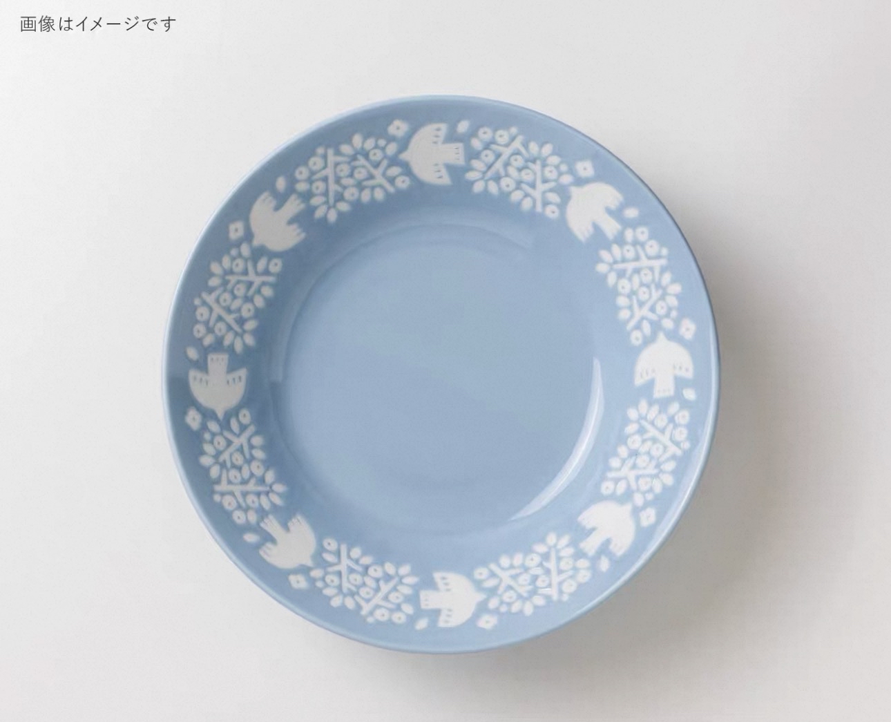 日本製LINTU美濃焼小鳥和植物陶瓷餐具