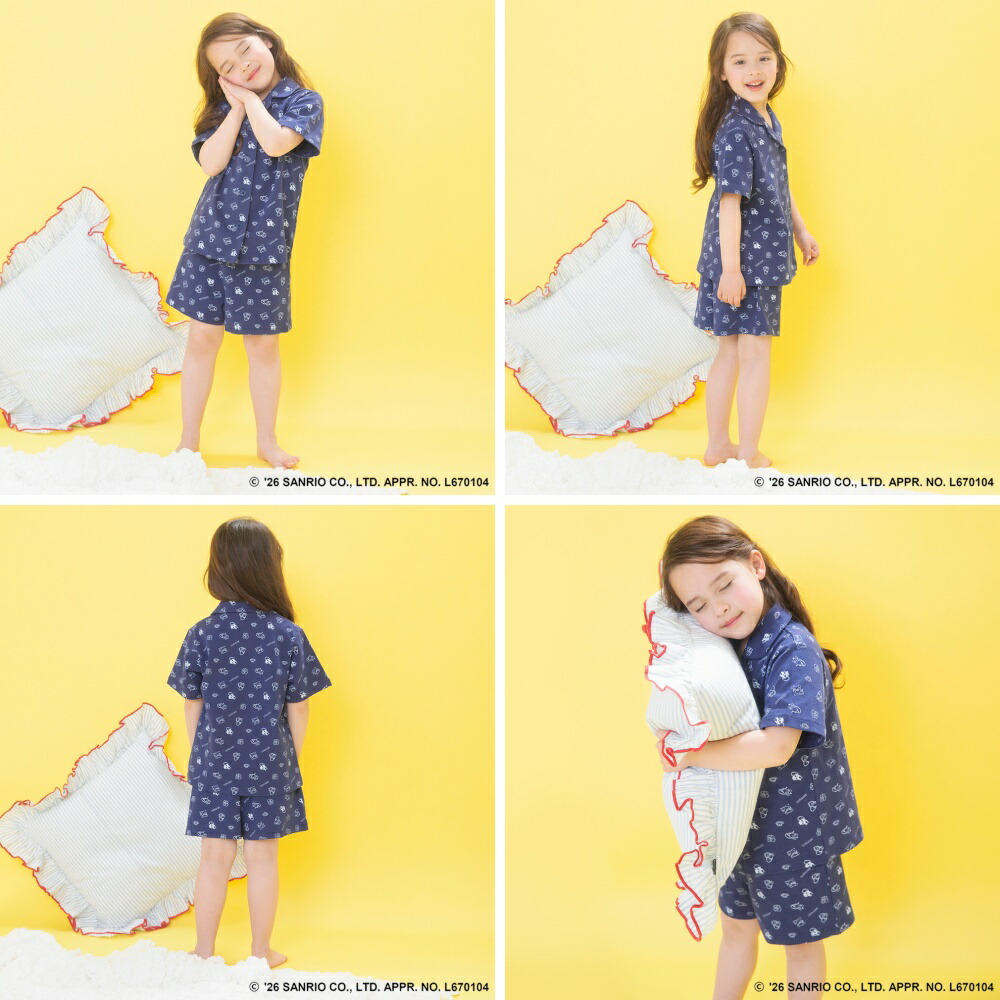 🆕【⭐訂購⭐】🌀 🇯🇵 日本直送 #Sanrio 全身印花 開胸 家居服套裝［2款選］🌀 [ELDA-0059][260421]