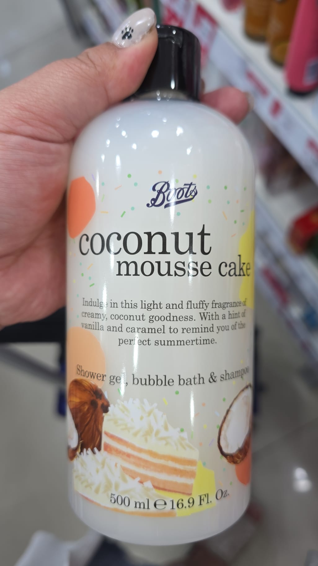 boots shower gel, bubble bath & shampoo 3in1