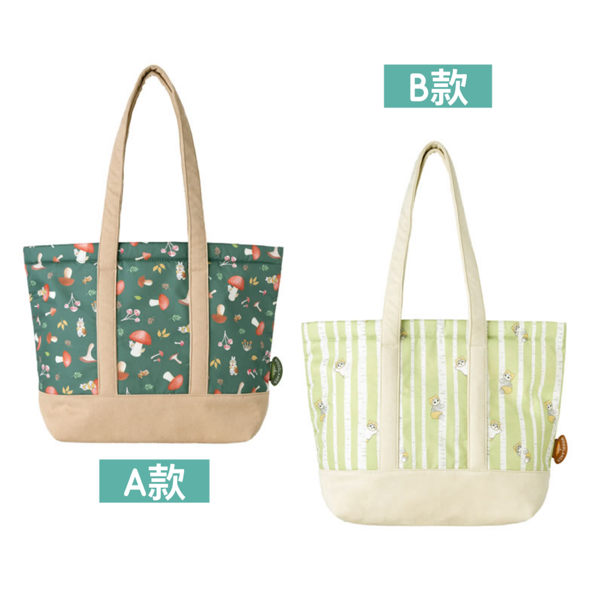 日本預訂📍Mofusand Woodlands秋天風格系列 - 大容量Tote Bag 23/10日本開售