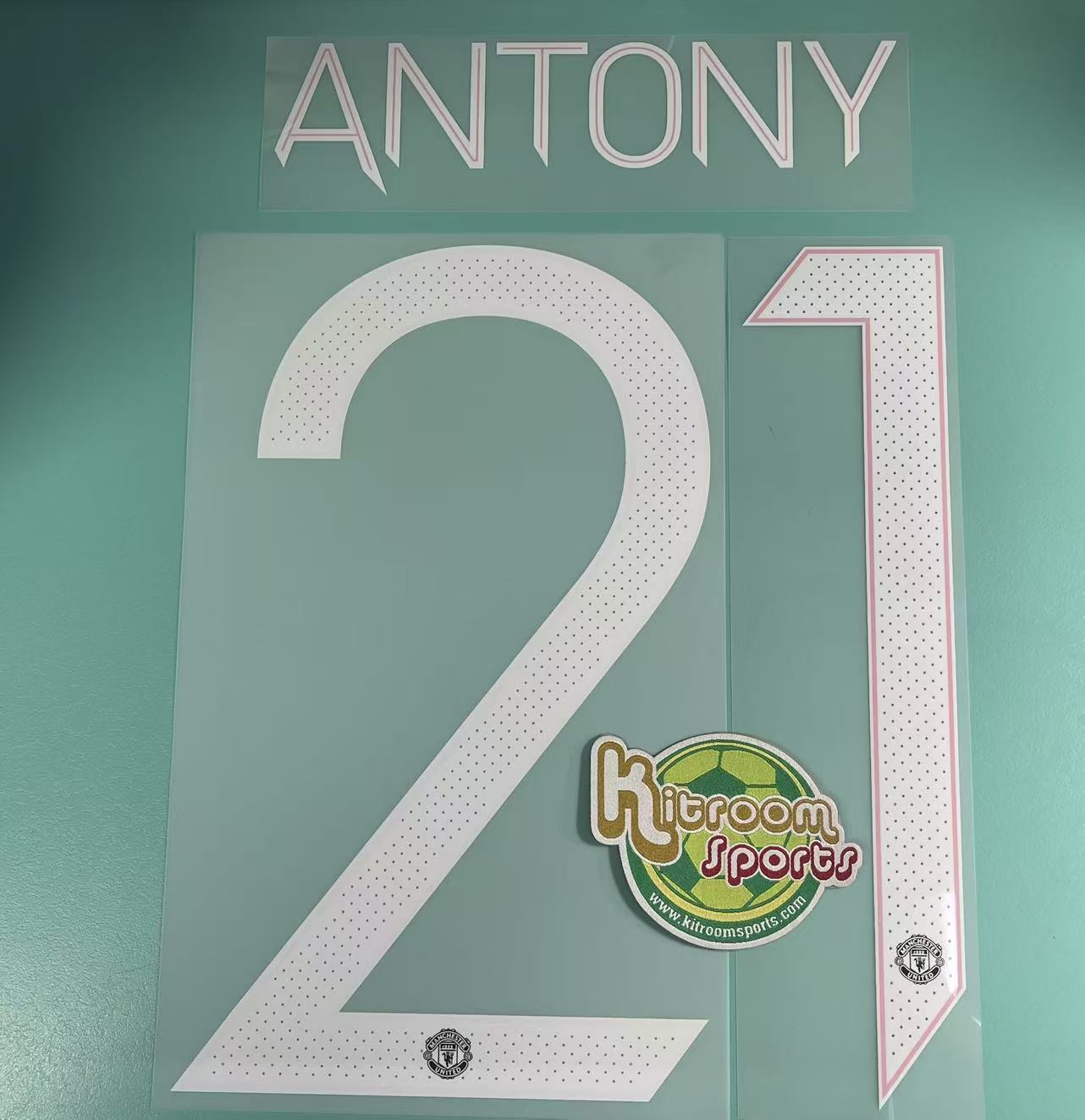 2022-23 Manchester United Home UCL Nameset #21 ANTONY