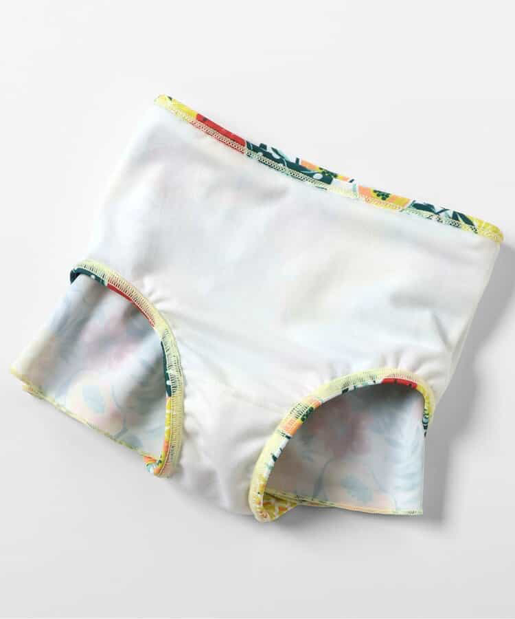 🇯🇵預訂 日本直送🇯🇵Apres les cours三色緞帶褶皺泡泡袖分體泳衣