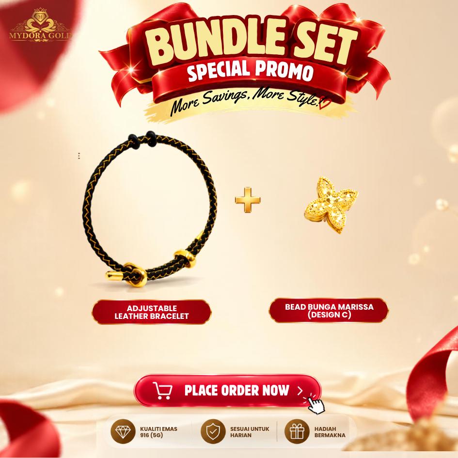 BUNDLE DEAL_MYDORA EMAS 916 CHARM BEAD SERIES l EMAS 916/22K