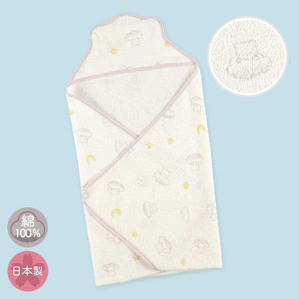 🇯🇵預訂 日本直送🇯🇵日本製夜空圖案滿印純棉毛巾料包被襁褓
