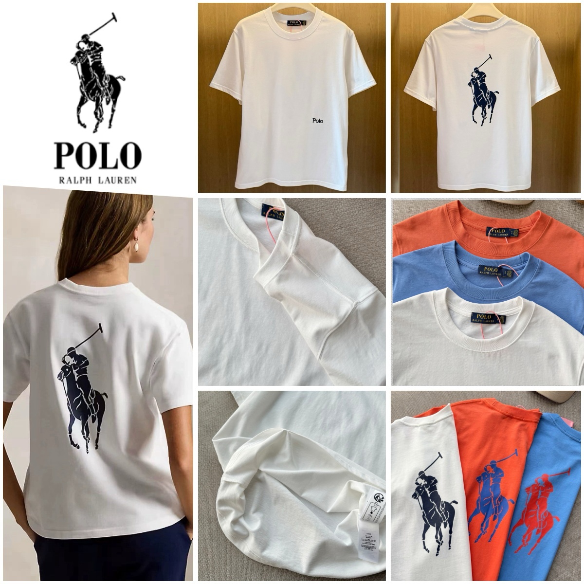 RL Polo 東京限定款後背大馬標短袖Tee 