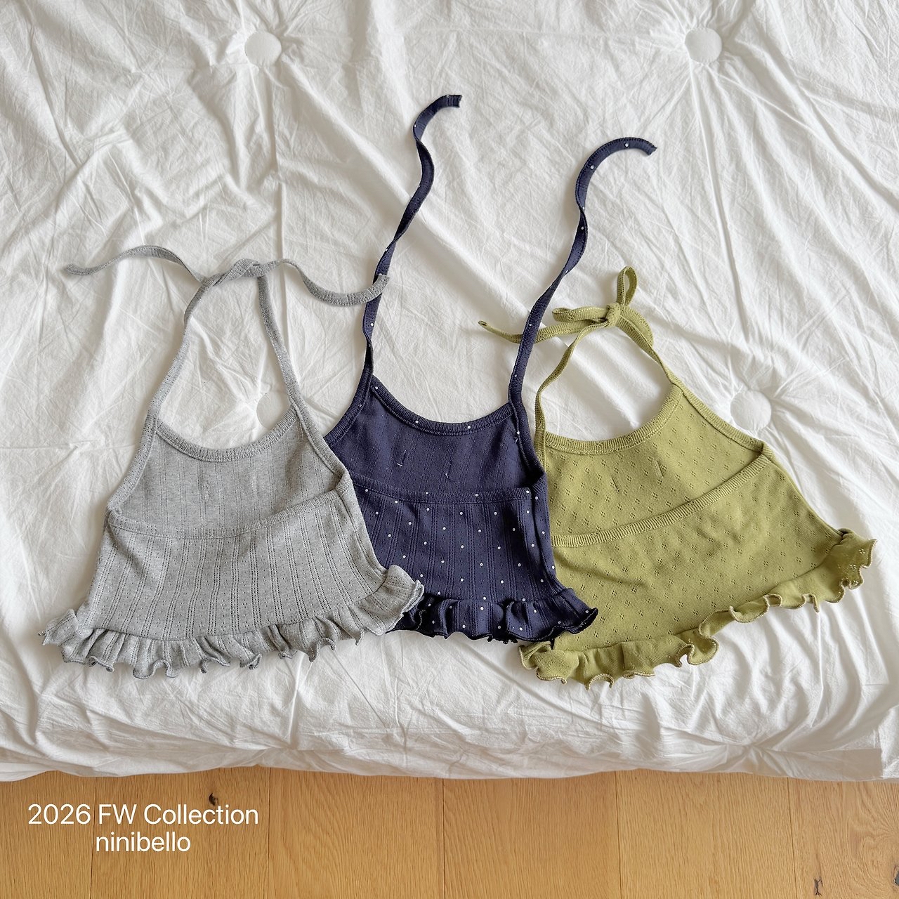 Ninibello | Bibi Eyelet Halter Top