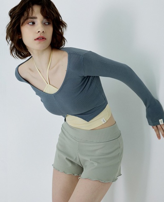 預購_DEVI-B0061 Viviana Ribge Shorts by Devi wear