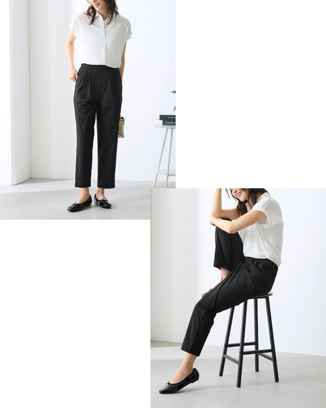 日本代購【 日本直送 Gunze Tuche 冰涼感 修身 彈性 錐形褲 | cool touch 2-way stretch tapered pants 】