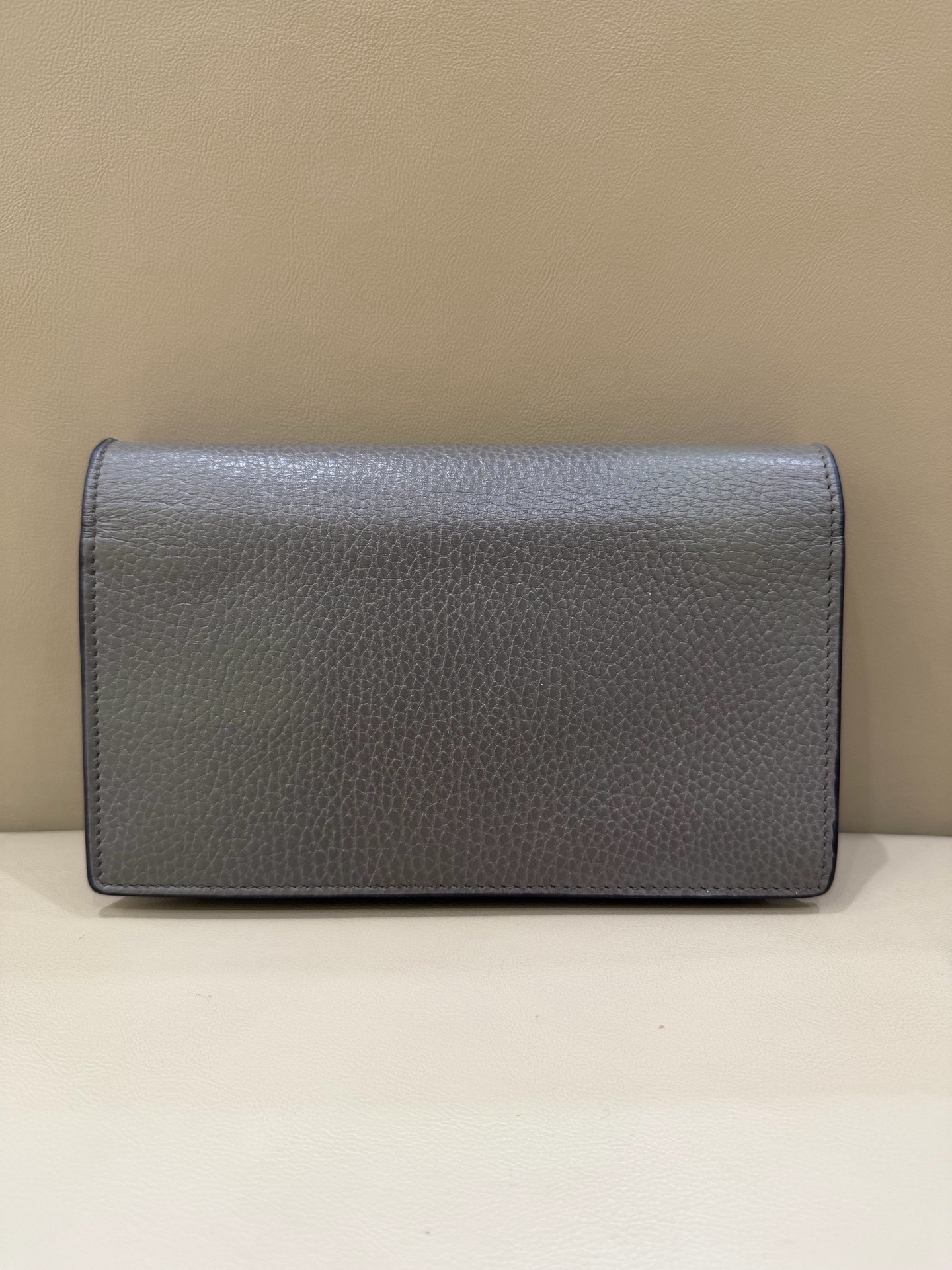 【預訂貨品】Gucci雙G灰色牛皮woc